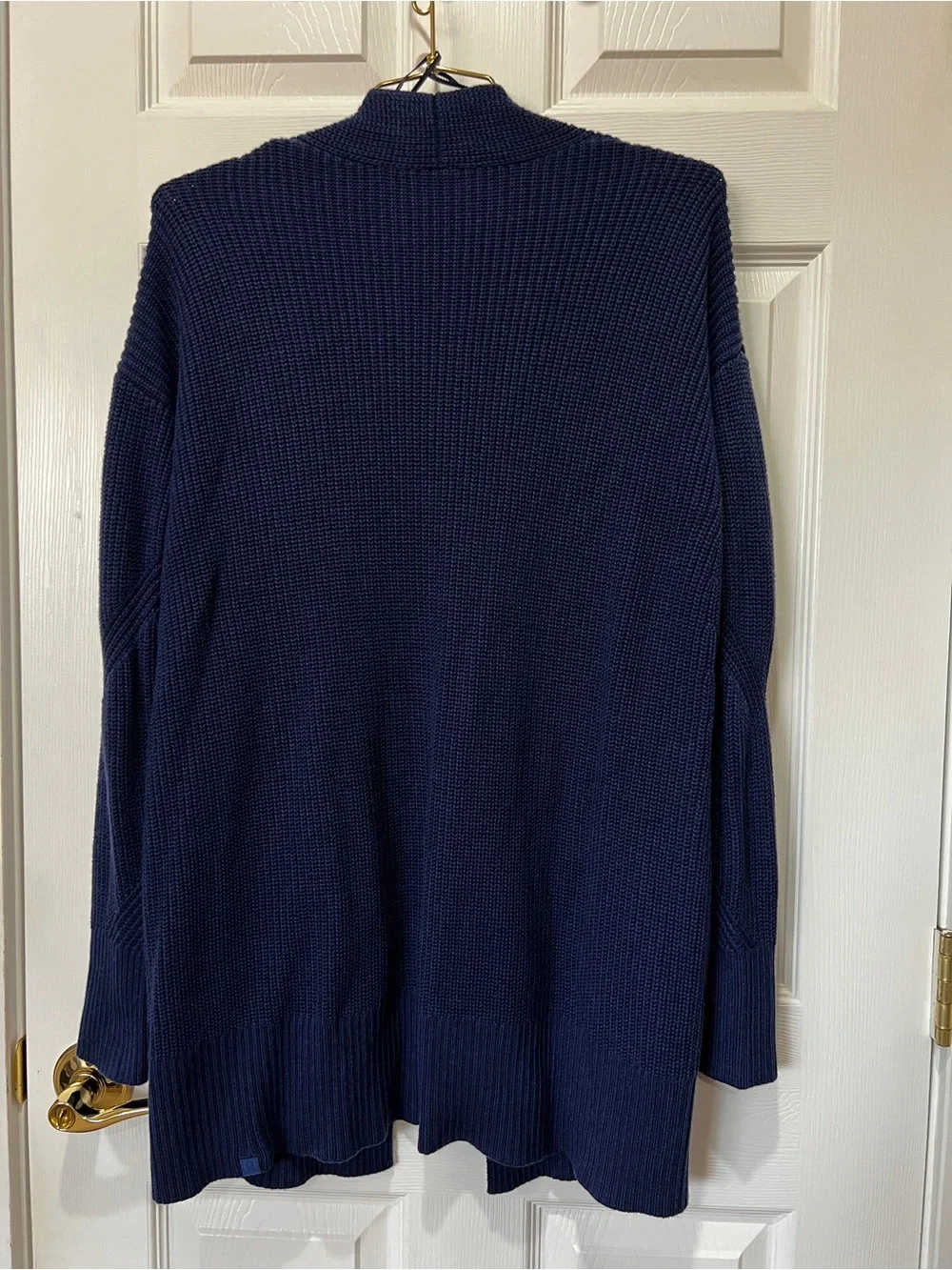 Lululemon Cashlu Sweater Wrap Night Sea Navy Blue Knit Loungewear